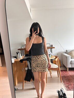 Realisation Par Cookies Mini Skirt in Leopard - Size XS